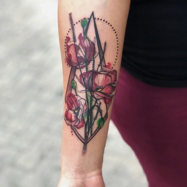 Zakk: Watercolor flowers